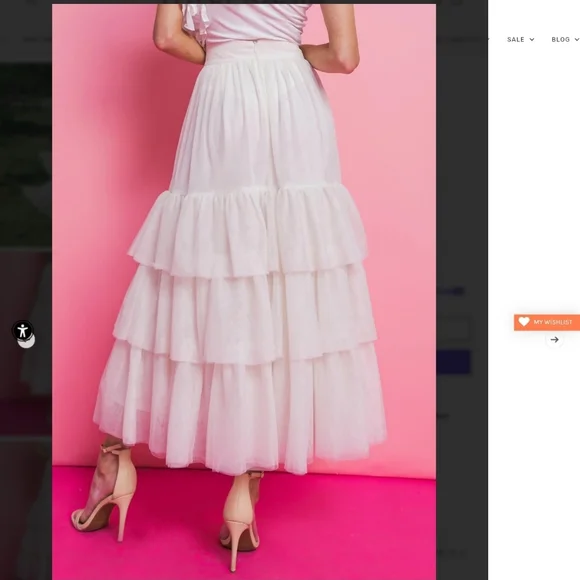 Flying Tomato Chic Purpose Tulle Skirt - Picture 3 of 7